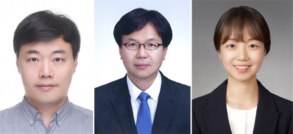 (왼쪽부터)박인규 교수, 정준호 박사, 고지우 박사과정