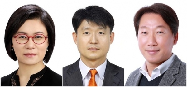LG디스플레이 (왼쪽부터) 김희연, 이진규, 이현우 전무.
